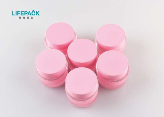 Double Inner PP Material Eye Serum Empty Cream Jar With Metalizing Cap