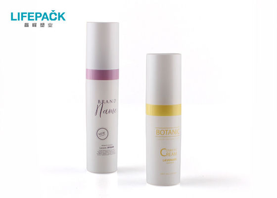 High Grade Acrylic Cosmetic Jars Bottles / 30ml Empty Lotion Bottle White Color