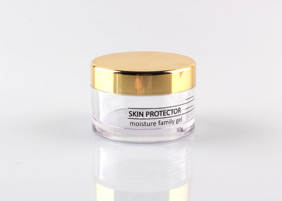 ขวดแก้วเซฟตี้รอบกระจกใส 50 กรัมพร้อมฝาปิดวัสดุ PE φ63mmx42mm Size