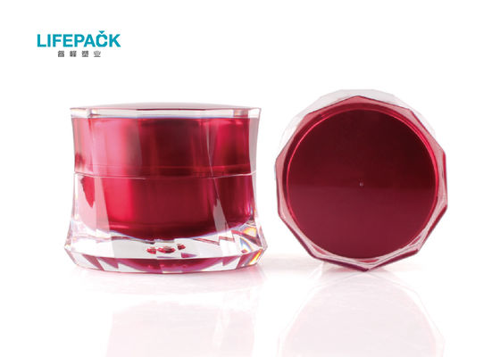 คริลิคดับเบิ้ลครีมที่ไม่มีแอลกอฮอล์โถ 50 กรัมพร้อมรูปทรงกระโปรงแฟนซีรูปทรง