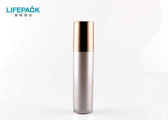 ขวดโลชั่นบำรุงผิวกายเปล่าพร้อมปั๊มซิลเวอร์โกลด์ 15ml 30ml 50ml 100ml 120ml