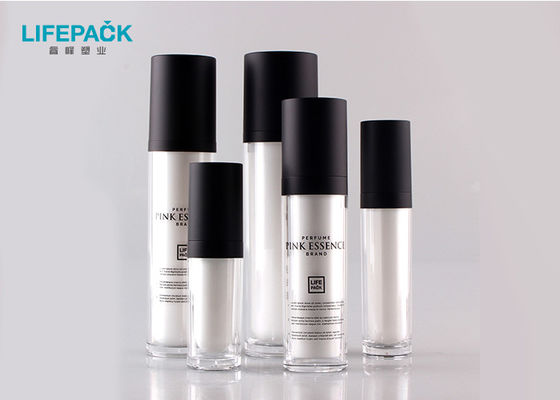 15ml - 120ml พลาสติกบรรจุภัณฑ์เครื่องสำอาง / ขวดปั๊มเครื่องสำอางโลโก้ที่กำหนดเอง